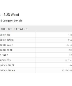 Laminate Splendor 1144-SUD-Wood bề mặt màu Wood